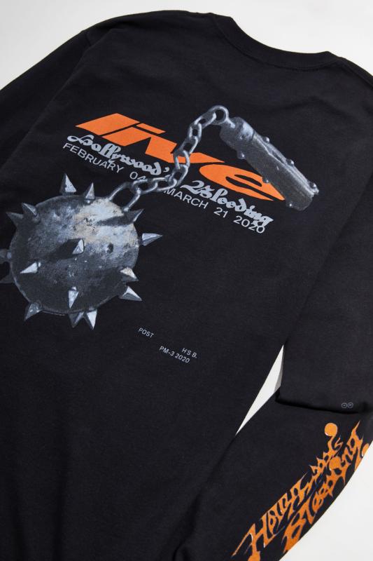 Post Malone Hollywood's Bleeding Tour Long Sleeve Tee 어반 아웃피터스 코리아