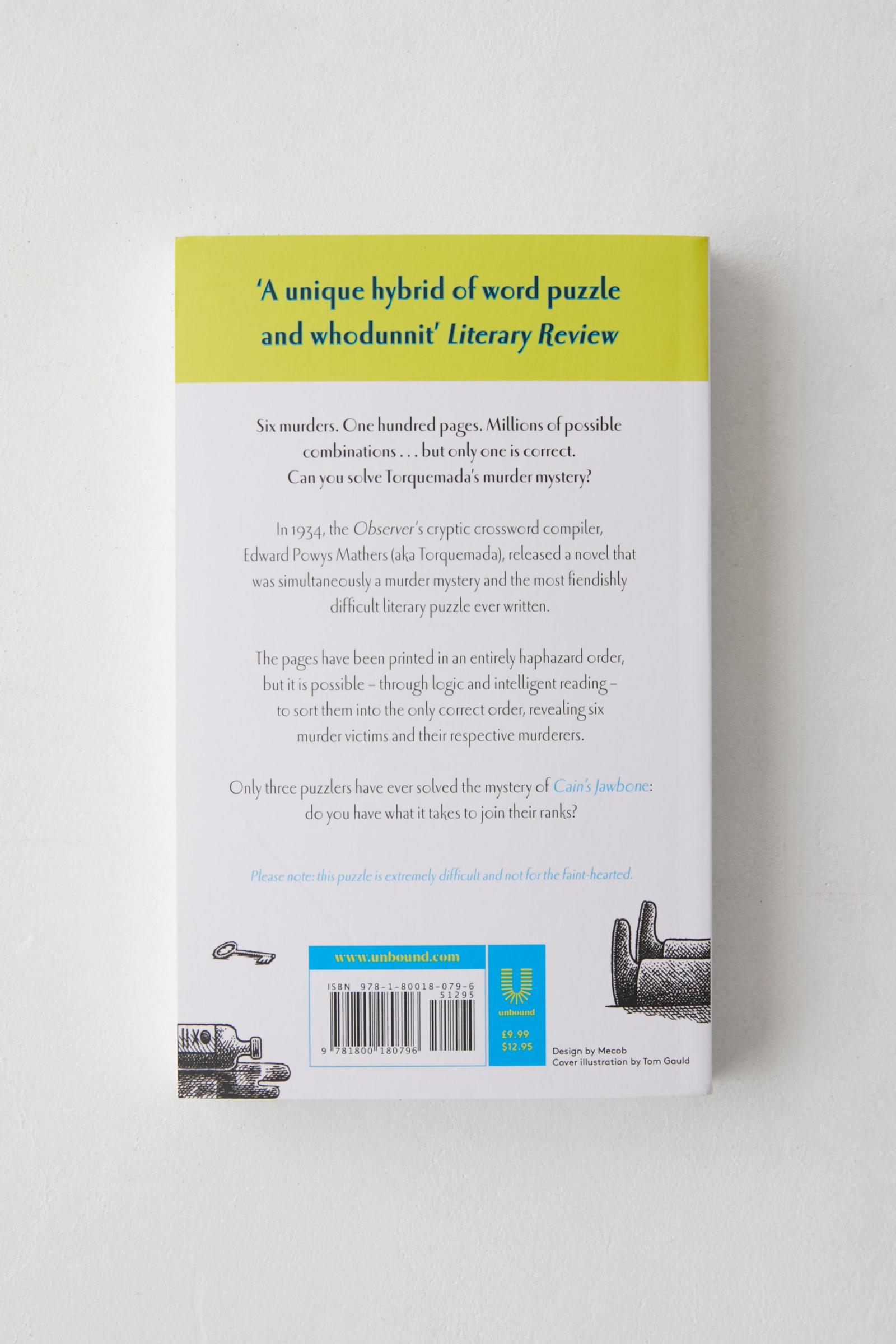 Urban Outfitters Cain's Jawbone By Edward Powys Mathers