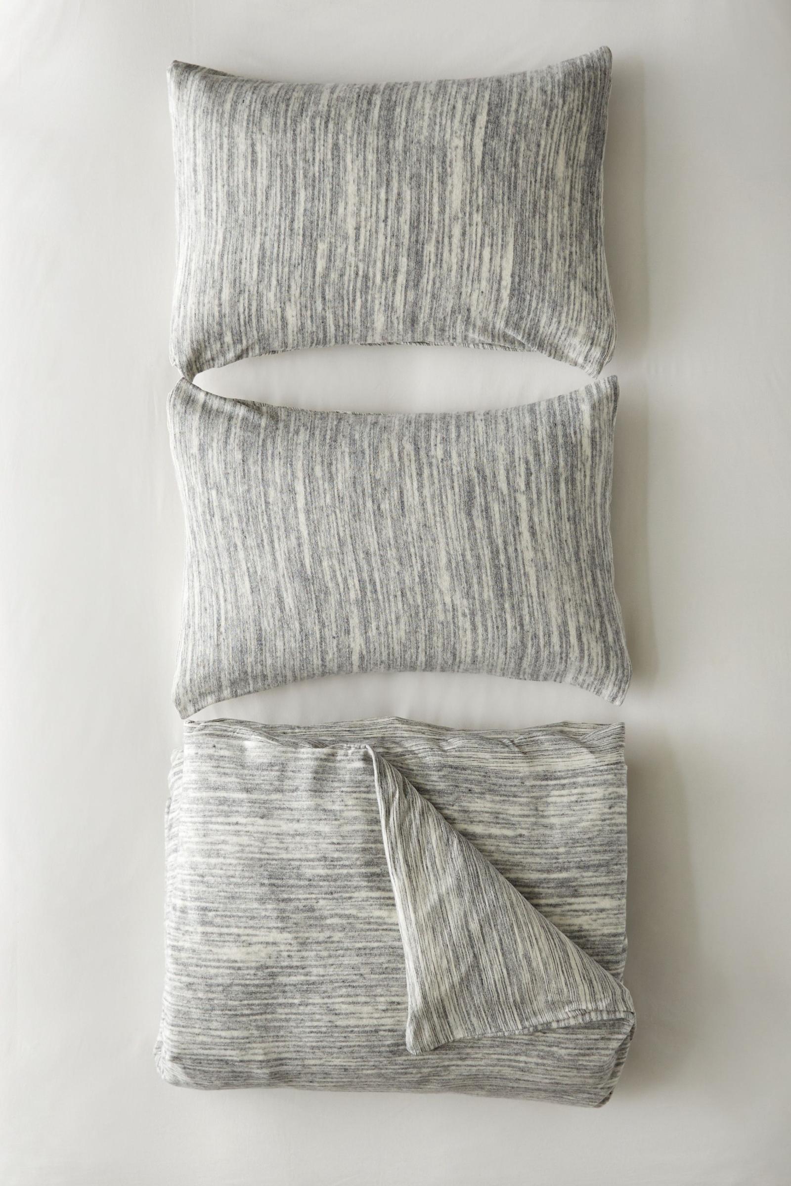 Urban Outfitters Cozy Brushed Spacedye Duvet Set