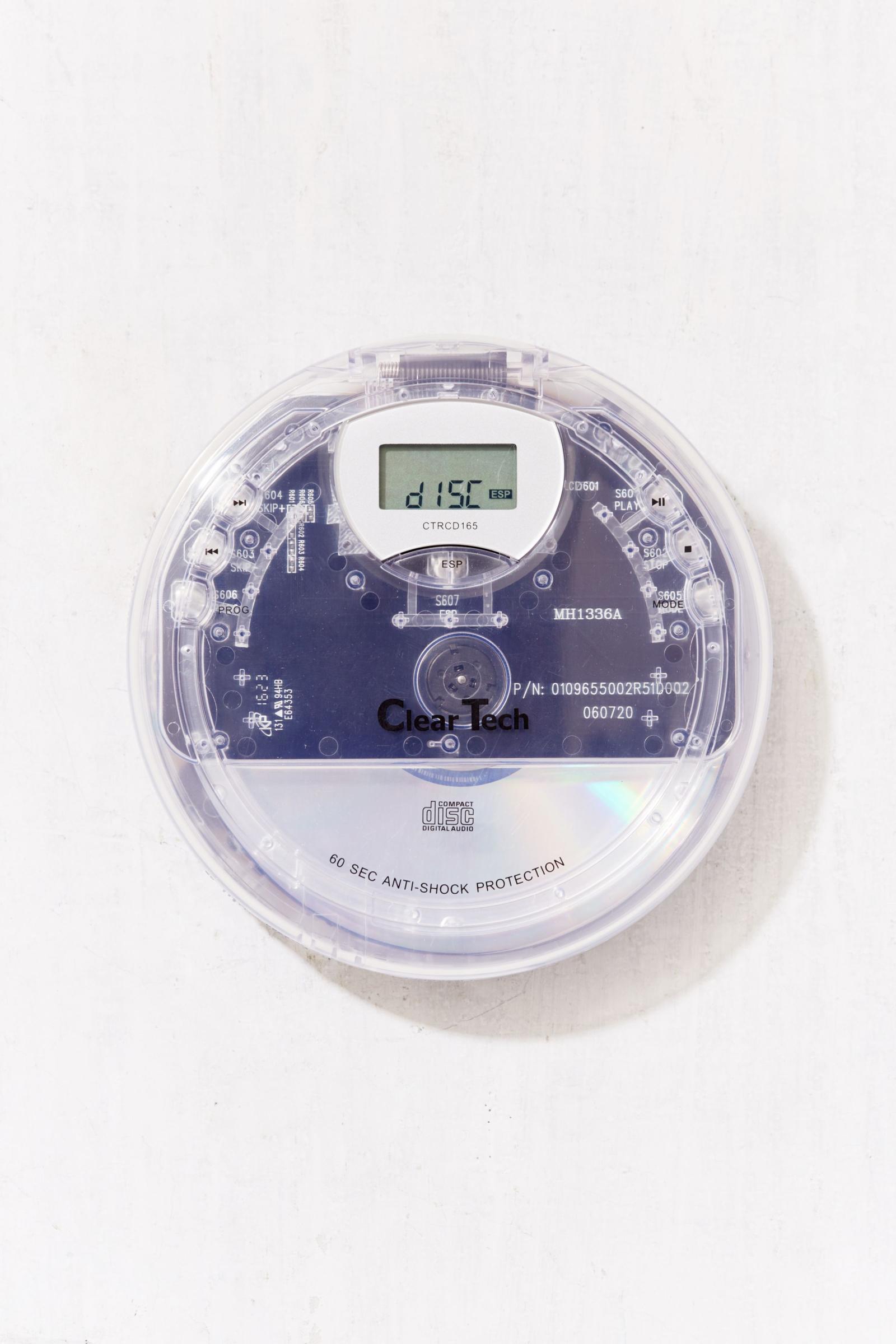 Clear Tech Personal CD Player Urban Outfitters Singapore