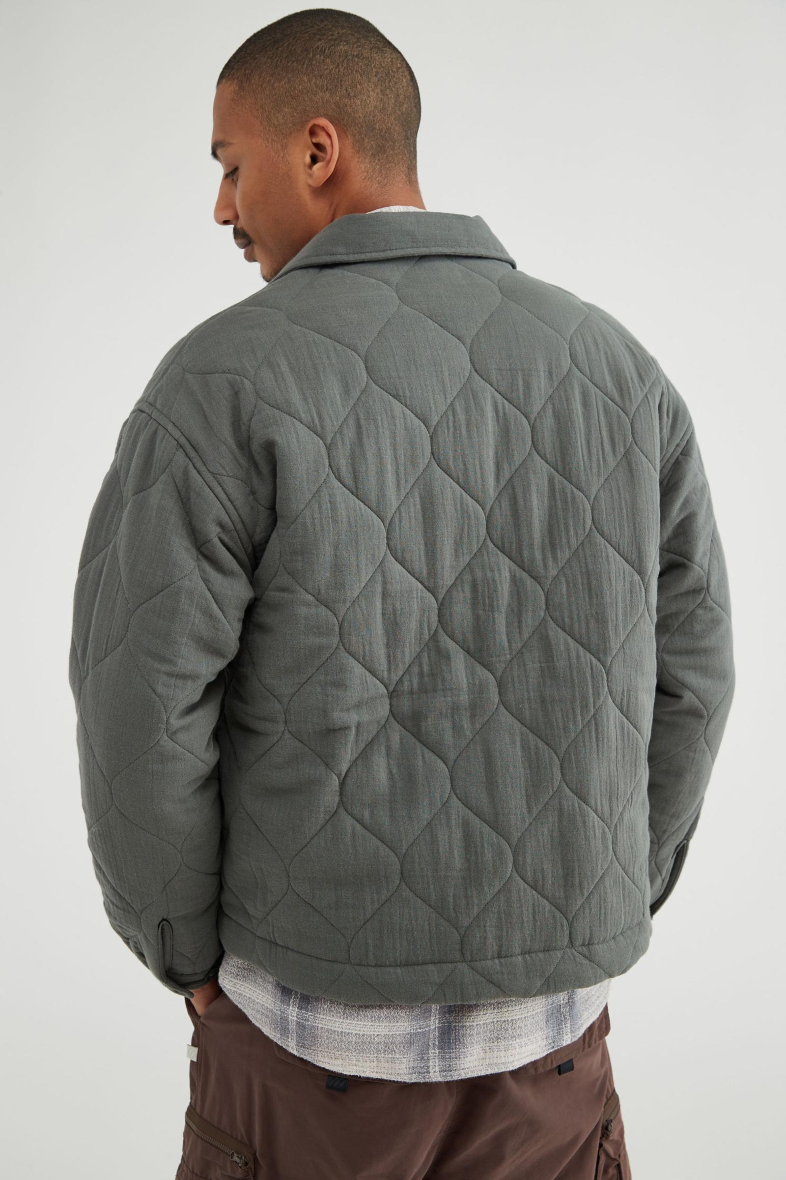 Lightweight quilted shirt jacket Clearance