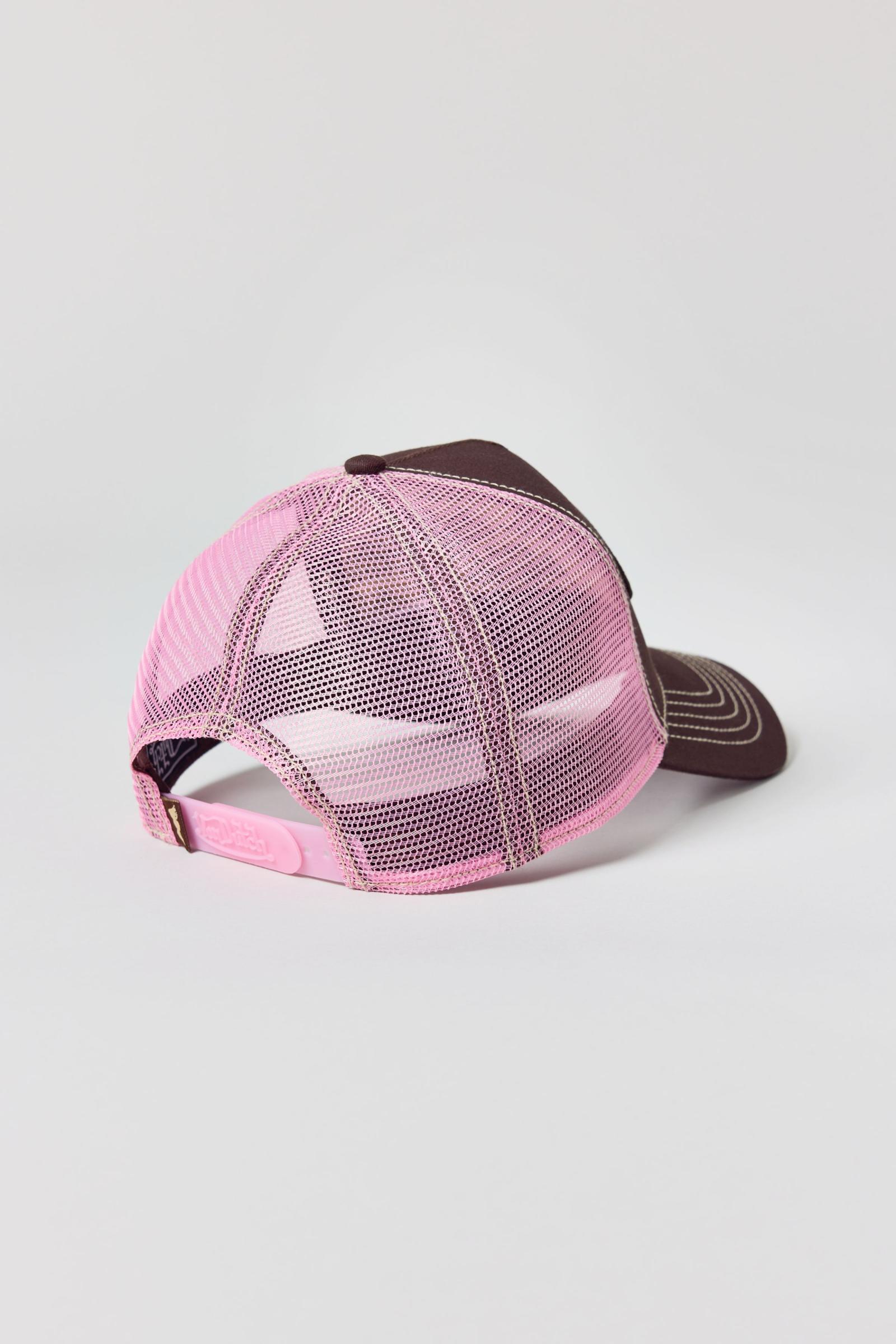 【Von Dutch】キュート♪ピンクチェック★Trucker Snapback Hat Pink Crush Velvet Trucker – Von Dutch