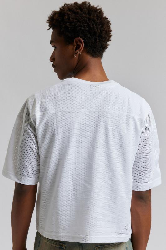 上品なブランド Jersey Football Mesh UO V-Neck Japan Outfitters Urban | Tee トップス