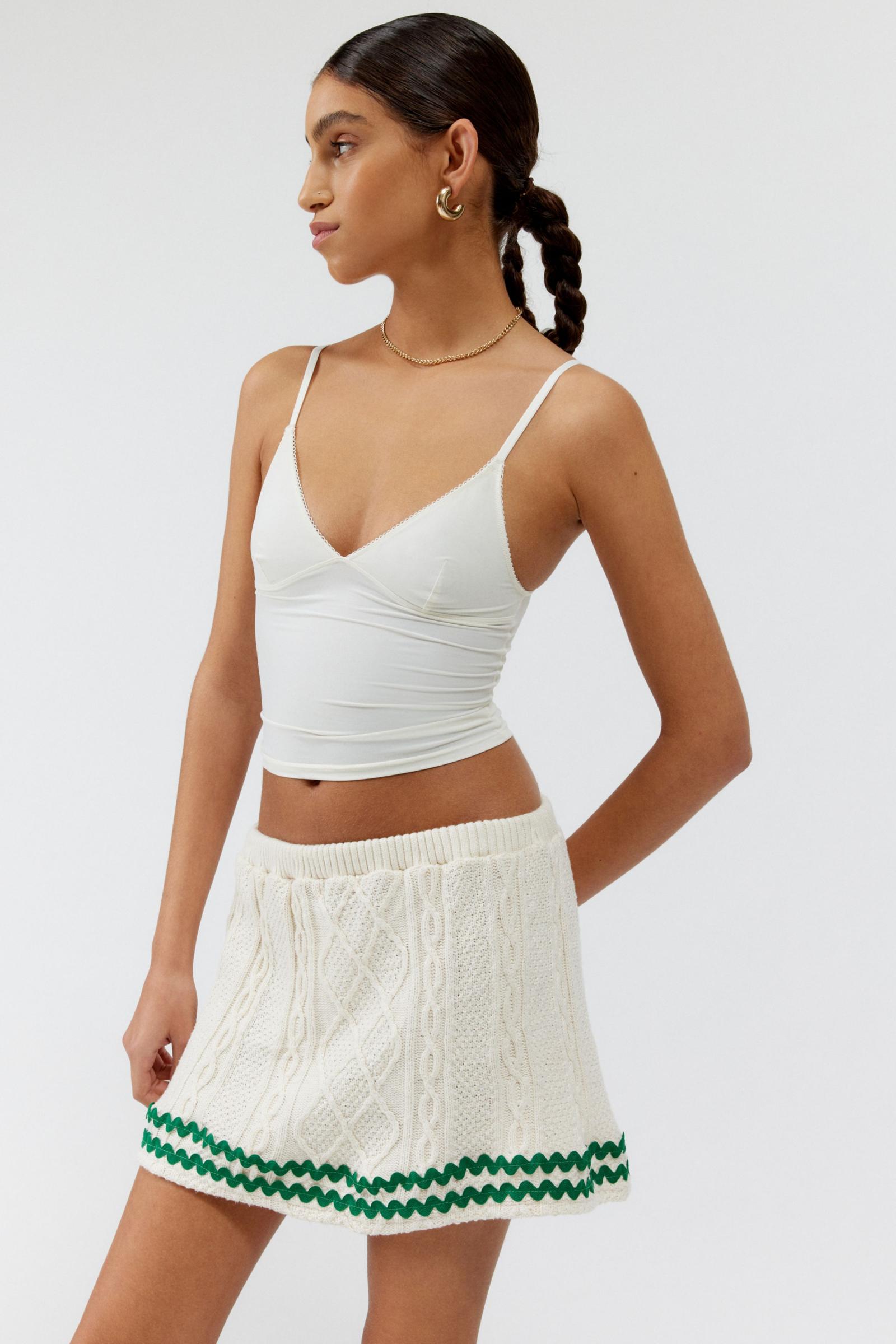 Misha Puff /Cable Skating Skirt - Carbon Misha&Puff Cable Skating