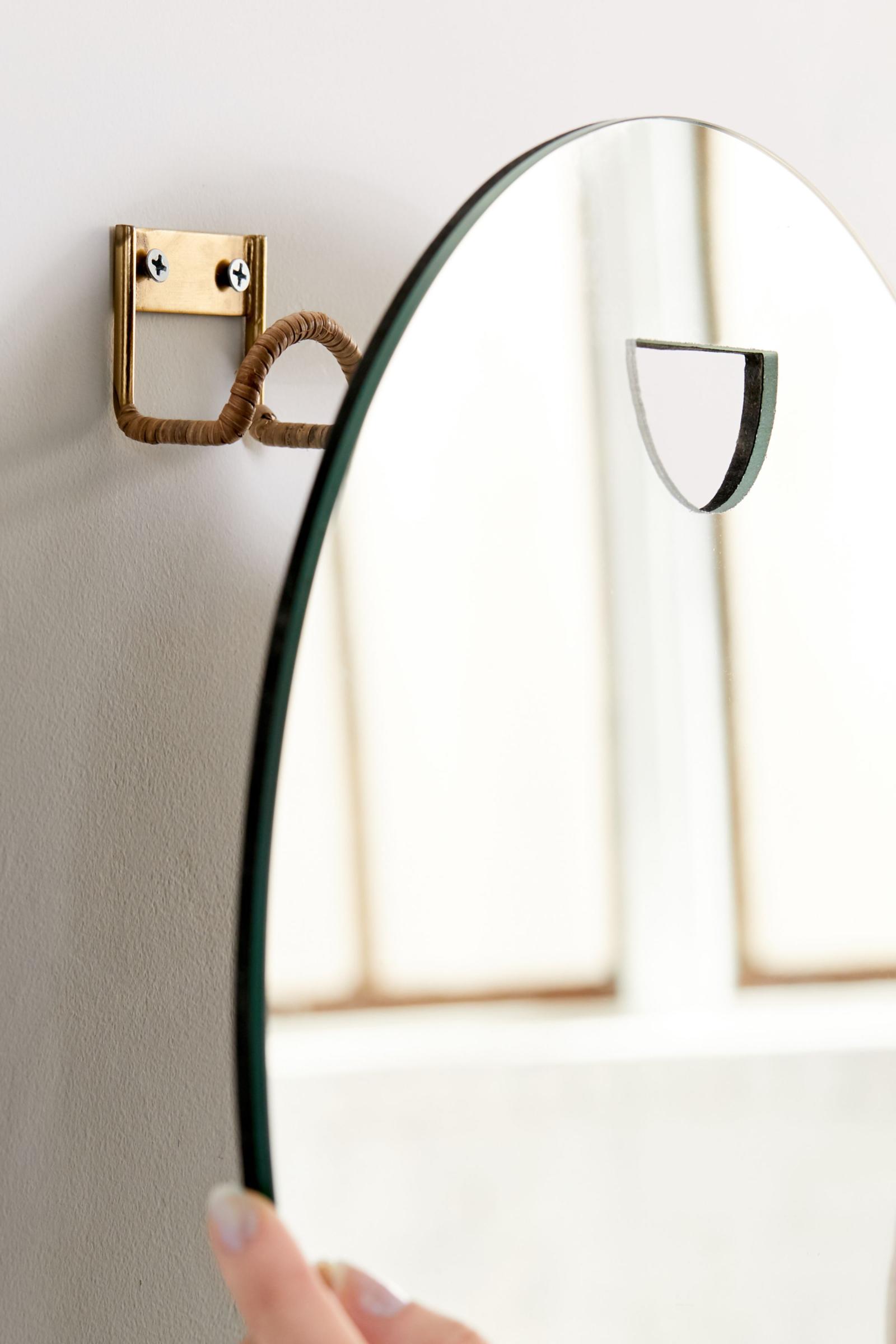 Walden Wrapped Rattan Round Wall Mirror Urban Outfitters Singapore