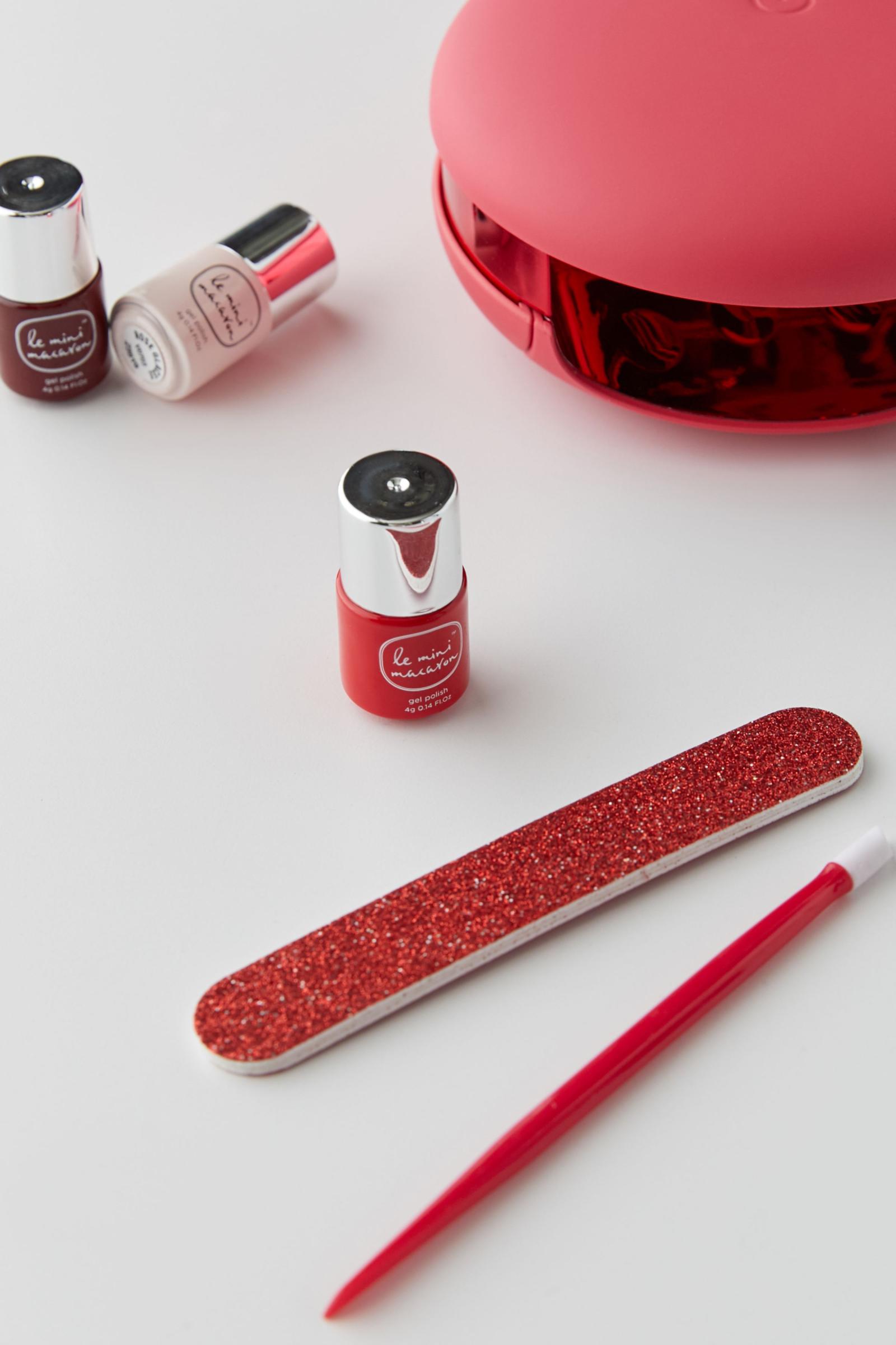 Le Mini Macaron Rouge And Moi Gel Nail Polish Kit Urban Outfitters