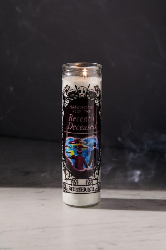 Beetlejuice Pillar Candle