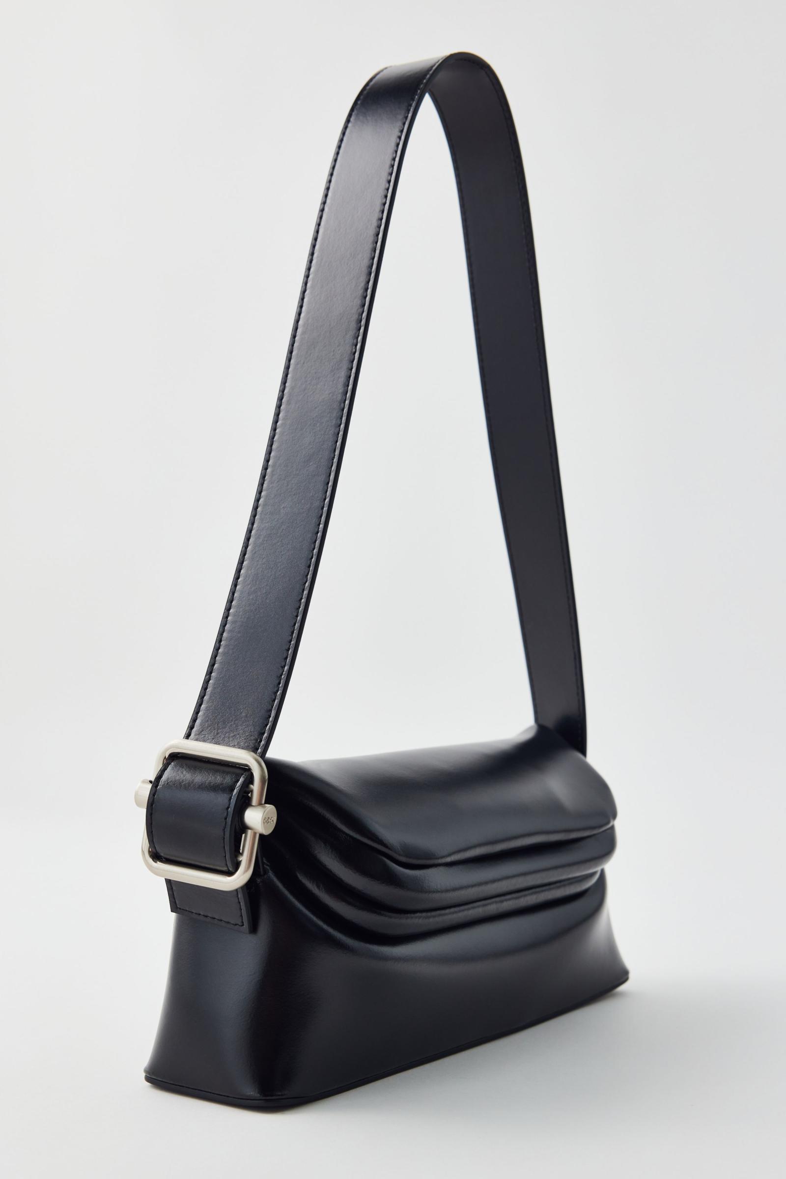 OSOI/オソイ/FOLDER BROT BLACK Osoi Folder brot bag smooth black leather | Pipe and Row