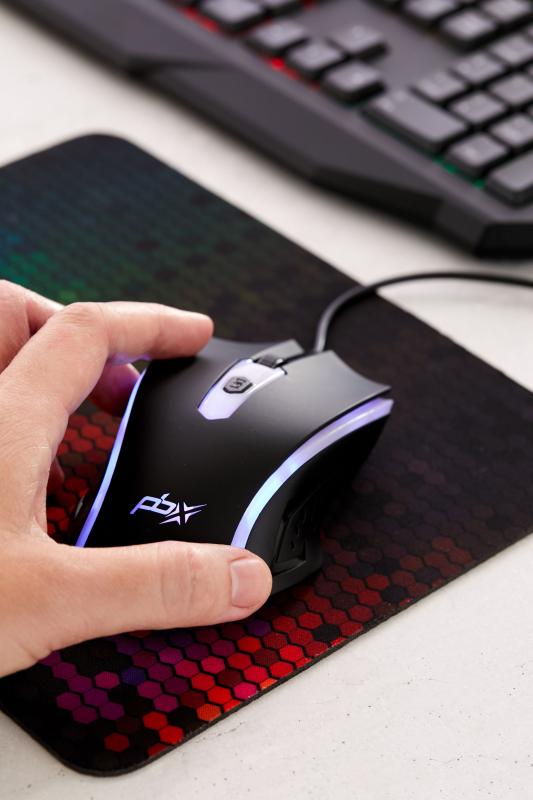 Packard Bell LED Gaming Keyboard, Mouse And Mousepad Set Urban