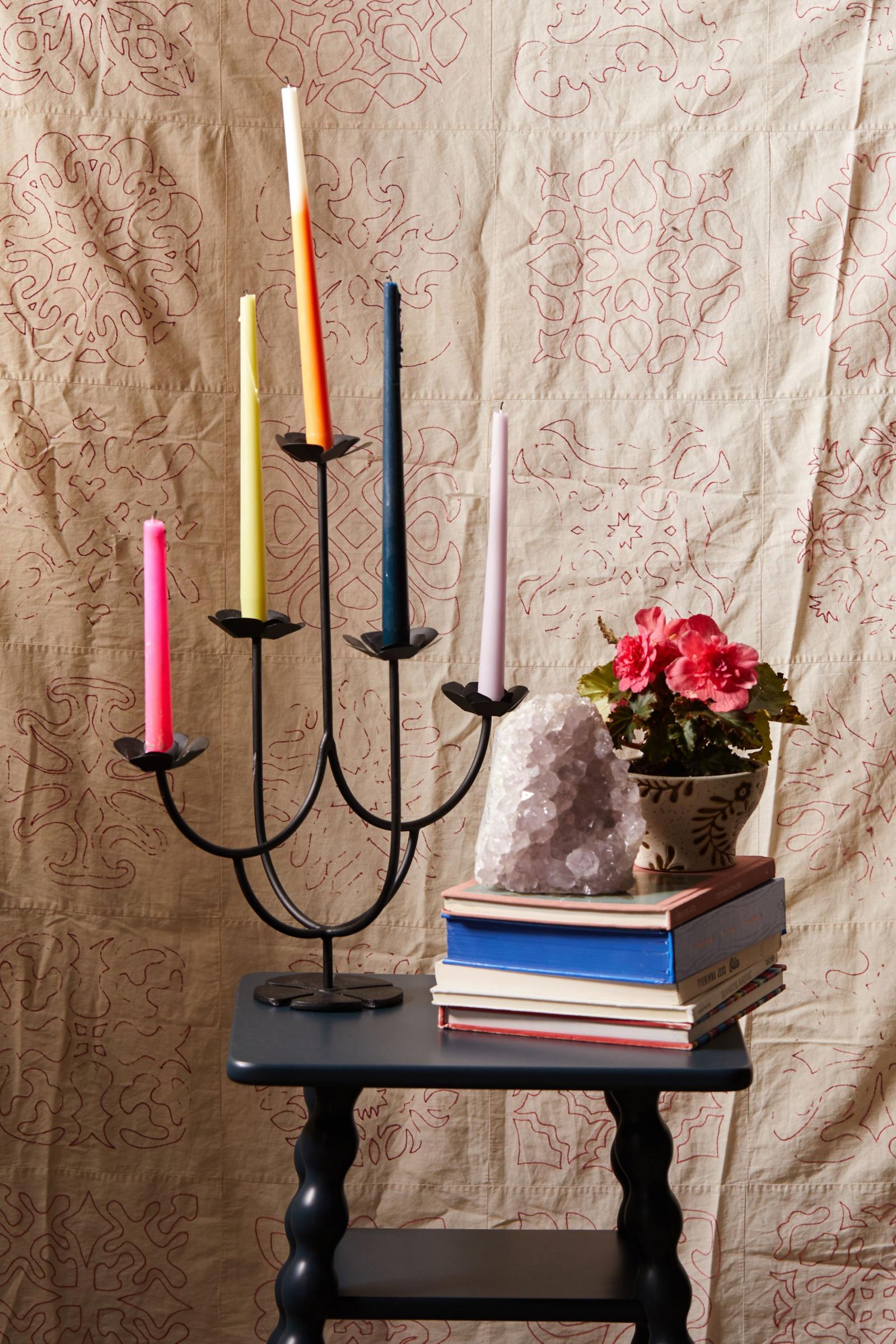 Floral Metal Candelabra Urban Outfitters México