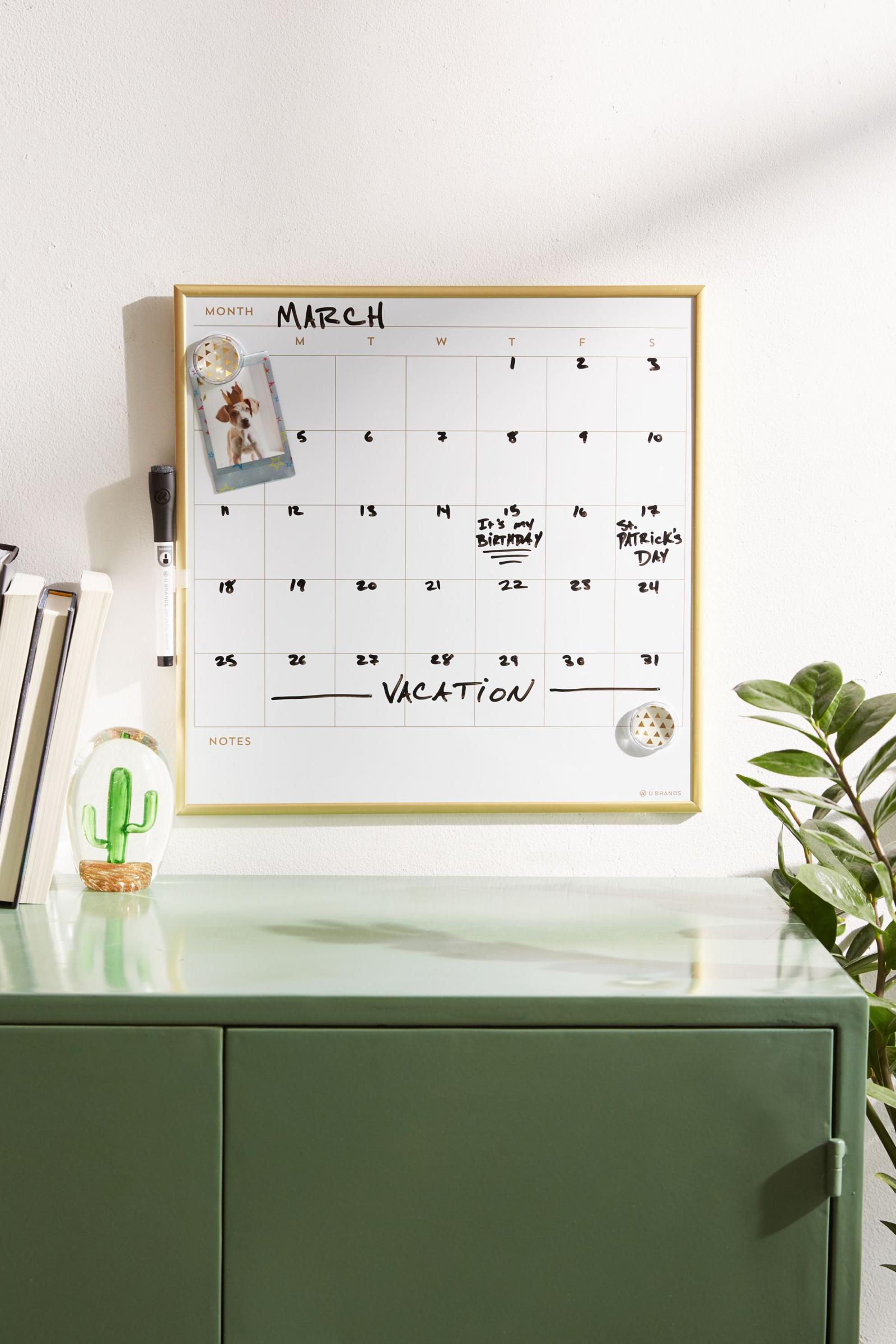 Dry Erase Calendar Message Board Urban Outfitters Australia