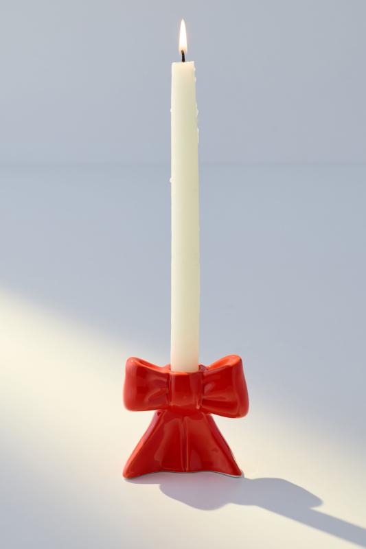 DOIY Bow Taper Candle Holder Urban Outfitters Australia Clothing
