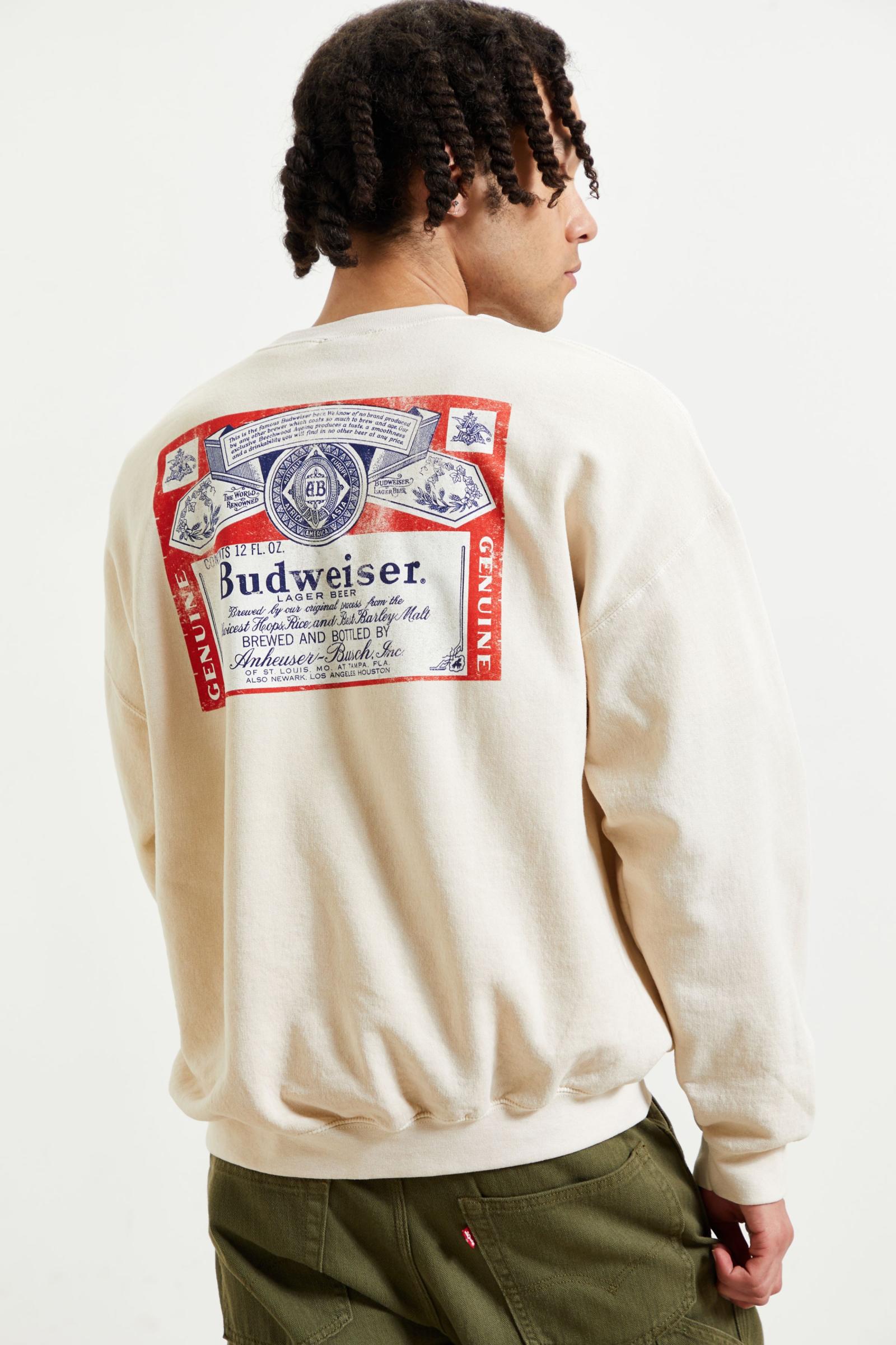 budweiser crew neck urban outfitters