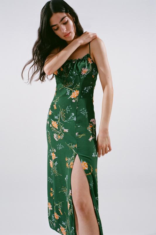 April Tie Back Midi Slip Dress Urban Outfitters 2025