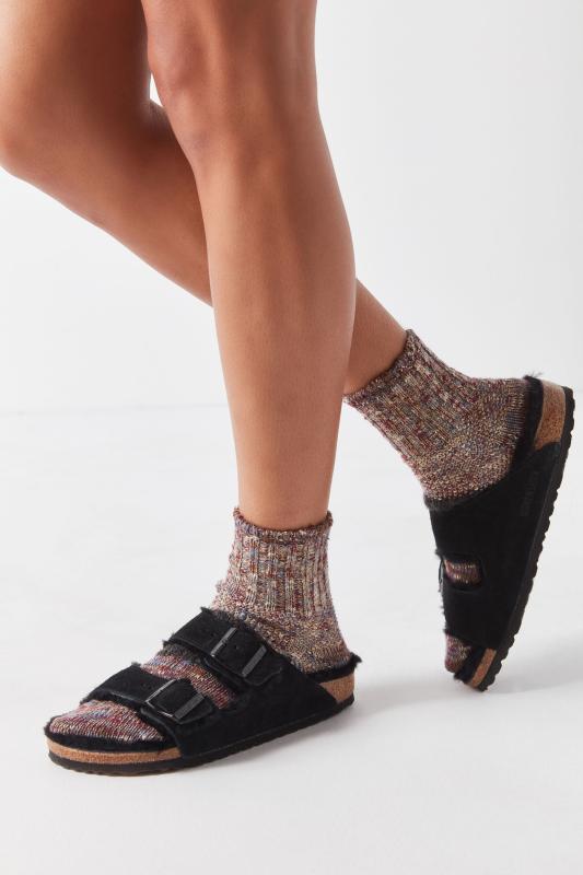 birkenstock shearling arizona