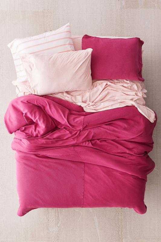 Faded Ribbed Solid Jersey Comforter Urban Outfitters 台灣